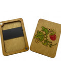 Wooden Needle Box Oak Design