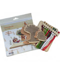 Christmas Candle Holder Cross Stitch Kit