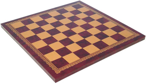 KING ARTHUR: Handpainted Chess Set with Leatherlike Chess Board