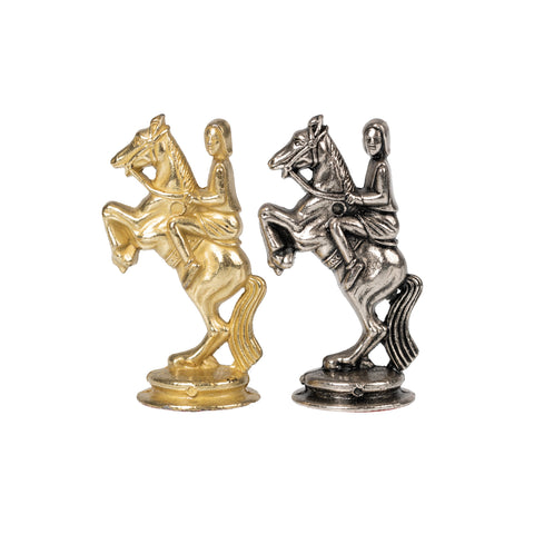 King Arthur inspired Chess Pieces with Leatherlike MAP Chess Board