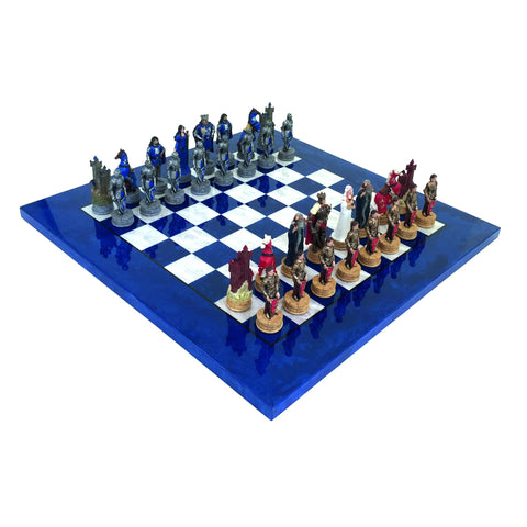 KING ARTHUR Chess Set Briar Erable