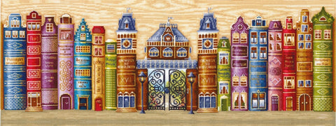 Kingdom Of Books SANK-30 - Cross Stitch Kit by Andriana