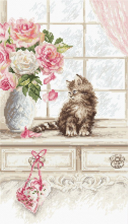 Kitten SLETI976 - Cross Stitch Kit