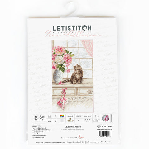 Kitten SLETI976 - Cross Stitch Kit