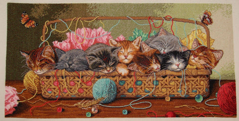 Kitty Litter (46 x 23 cm) - Cross Stitch Kit by DIMENSIONS