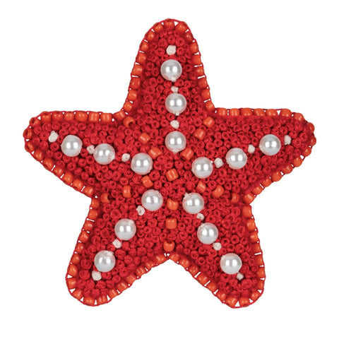 Sea Star Cross Stitch Brooch Kit