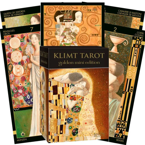 Klimt Tarot (Golden Mini Edition) Cards Lo Scarabeo