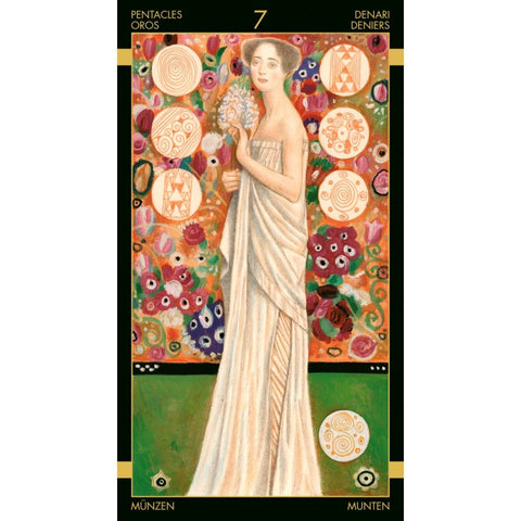 Klimt Tarot (Golden Mini Edition) Cards Lo Scarabeo