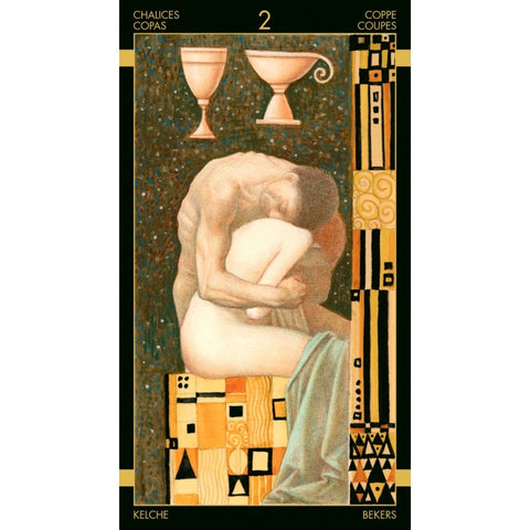 Klimt Tarot (Golden Mini Edition) Cards Lo Scarabeo