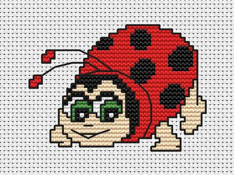 Ladybug SB065 - Cross Stitch Kit by Luca-s