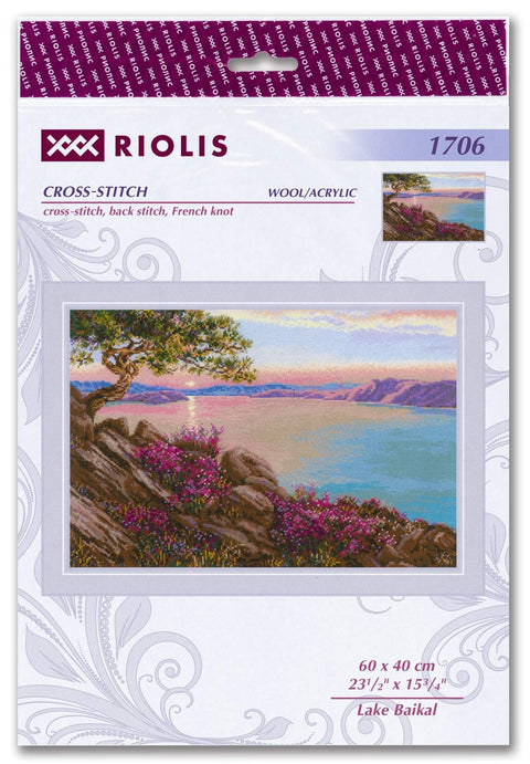 Lake Baikal cross stitch kit by RIOLIS Ref. no.: 1706