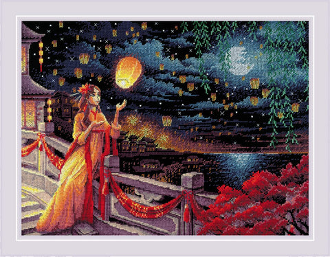 Lantern Festival. Cross Stitch kit by RIOLIS Ref. no.: 2144