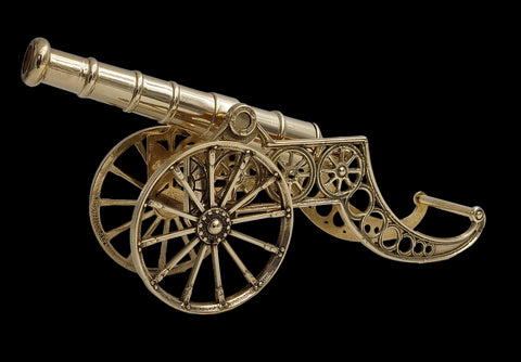 Large Brass Cannon - 00527