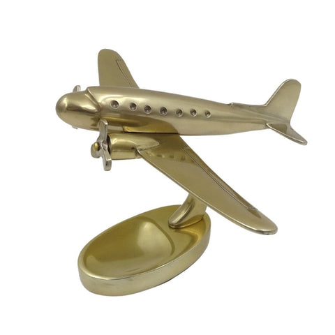 Large metal model twin engine airplane – 90549