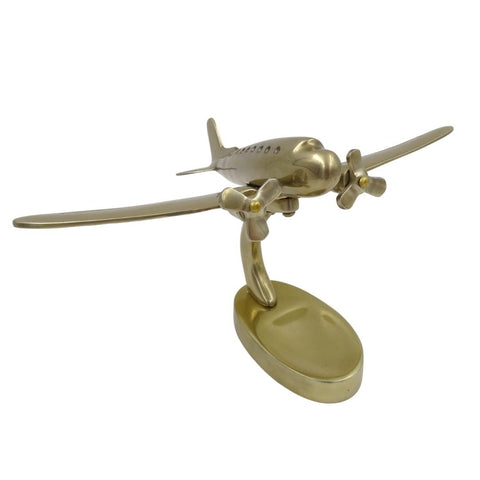 Large metal model twin engine airplane – 90549
