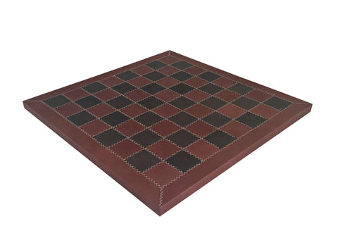 LARGE Oriental Chess Set with Genuine Leather Chess Board