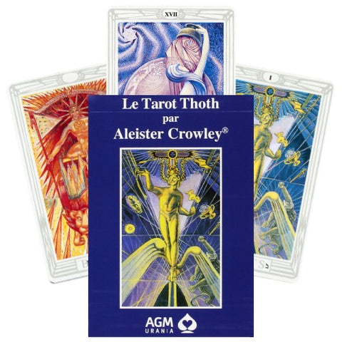 Le tarot thoth de luxe aleister crowley French edition deck Tarot Cards AGM