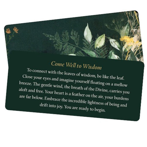 Leaves of Wisdom cards Blue Angel