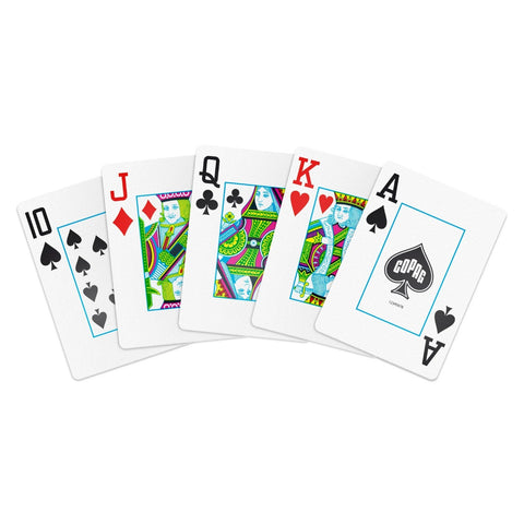 Legacy Playing Cards Poker Size (green/purple) Double Deck Set Copag