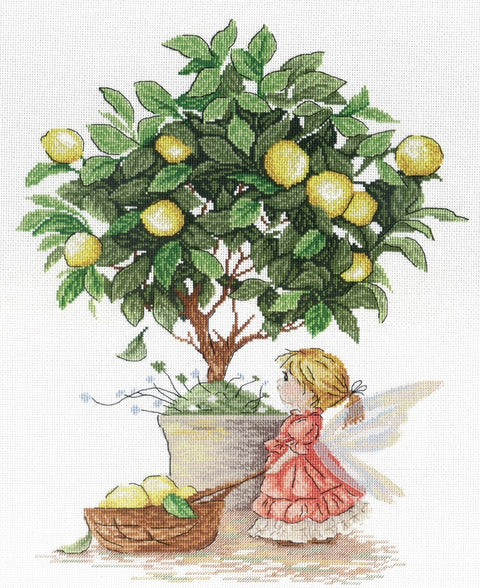 Lemon Fairy SNV-547 cross stitch kit by MP Studio