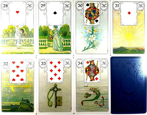 Lenormand Blue Owl Premium Edition Cards AGM