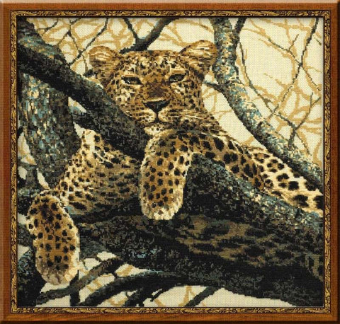 Leopard - Cross Stitch Kit from RIOLIS Ref. no.:937