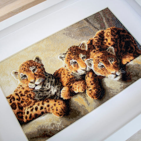 Leopards SLETI910 - Cross Stitch Kit