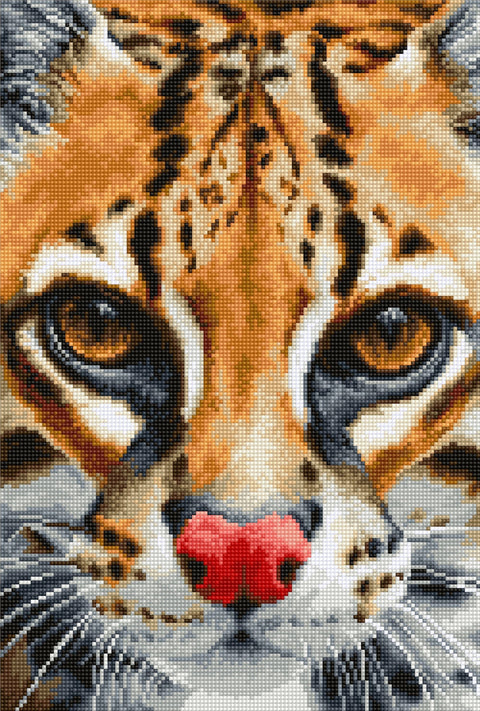 Leopardus Pardalis SBU4008 - Cross Stitch Kit