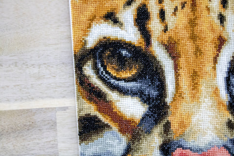 Leopardus Pardalis SBU4008 - Cross Stitch Kit