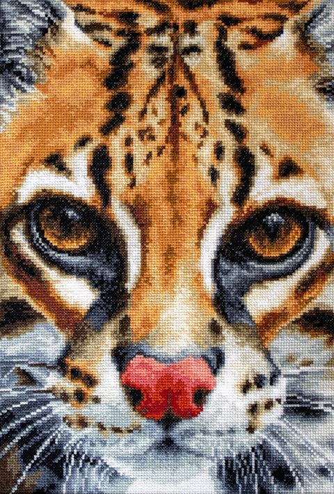 Leopardus Pardalis SBU4008 - Cross Stitch Kit