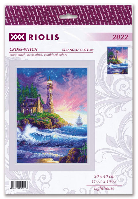 Lighthouse. Cross Stitch kit by RIOLIS Ref. no.: 2022