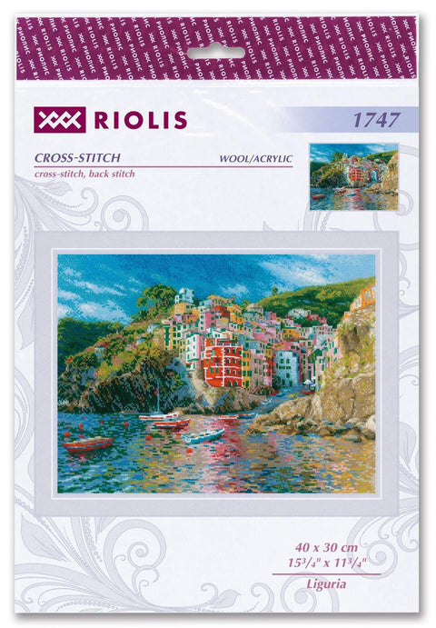 Liguria cross stitch kit by RIOLIS Ref. no.: 1747