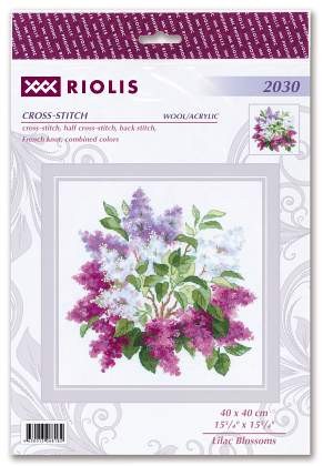 Lilac Blossoms. Cross Stitch kit by RIOLIS Ref. no.: 2030