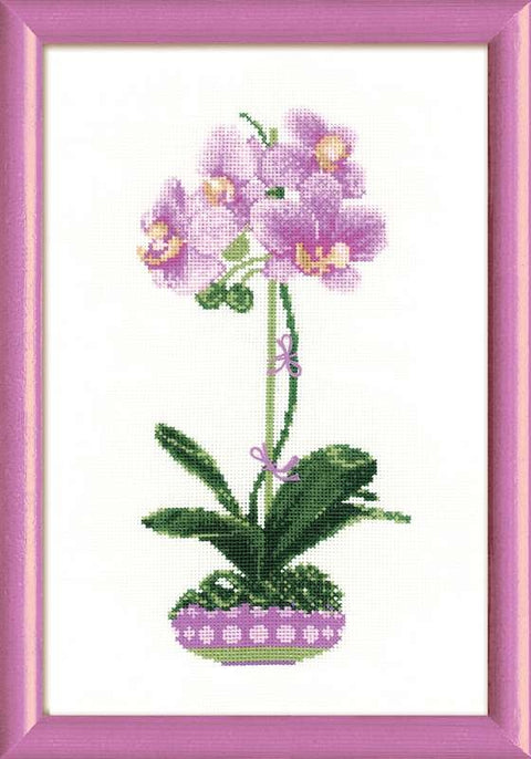 Lilac Orchid  - Cross Stitch Kit from RIOLIS Ref. no.:1163