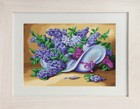 Lilac SB464 - Cross Stitch Kit by Luca-s