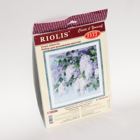 Lilacs after the Rain - Cross Stitch Kit from RIOLIS Ref. no.:1533