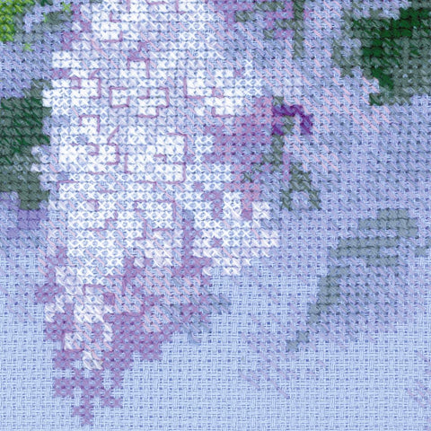 Lilacs after the Rain - Cross Stitch Kit from RIOLIS Ref. no.:1533