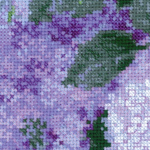 Lilacs after the Rain - Cross Stitch Kit from RIOLIS Ref. no.:1533