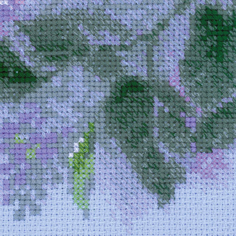 Lilacs after the Rain - Cross Stitch Kit from RIOLIS Ref. no.:1533