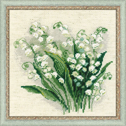 Lilly of the Valley - Cross Stitch Kit from RIOLIS Ref. no.:1497