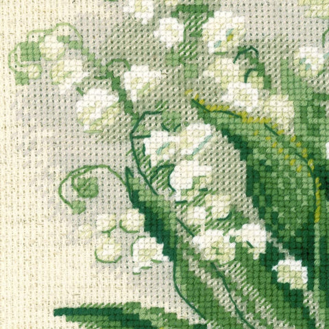 Lilly of the Valley - Cross Stitch Kit from RIOLIS Ref. no.:1497