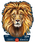 Lion - unique WOODEN puzzle 229 pcs