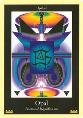 Liquid Crystal Oracle Cards Blue Angel