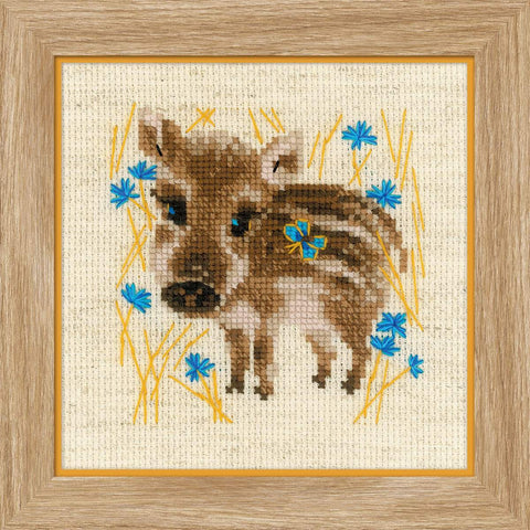 Little Boar cross stitch kit by RIOLIS Ref. no.: 1756