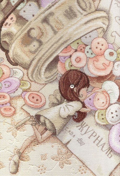 Little Fairy SNV-564 cross stitch kit by MP Studio