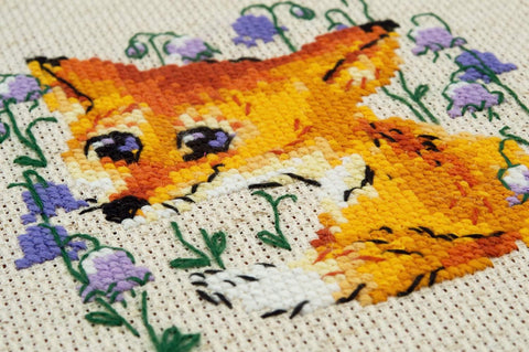 Little Fox cross stitch kit by RIOLIS Ref. no.: 1776