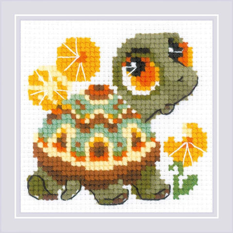 Little Turtle cross stitch kit by RIOLIS Ref. no.: 1795