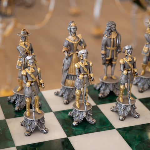 Louis XIV: Ultra Luxurious 24k Gold Limited Edition Chess Set