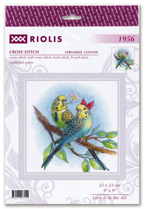 Love is in the Air cross stitch kit by RIOLIS Ref. no.: 1956