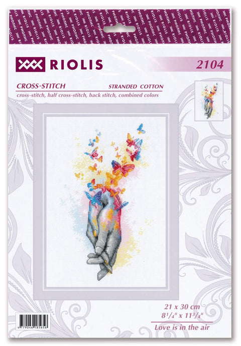 Love is in the Air. Cross Stitch kit by RIOLIS Ref. no.: 2104